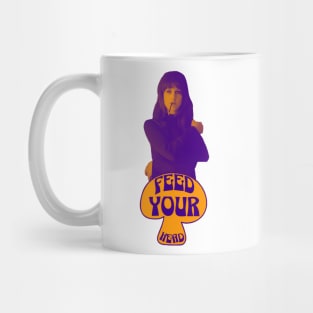 Feed Your Head (Purple and Orange) Mug